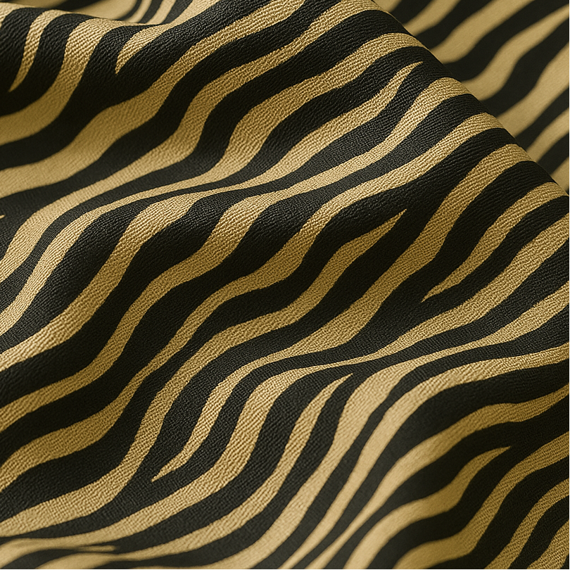 Decorazione Zebra quadrata da donna 100% seta | Carrello Zen! La Parisienne