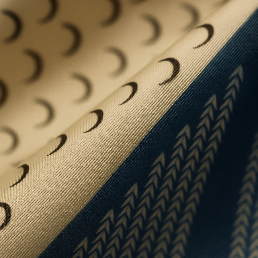 Carré 100% Soie Foulard Decorazione Lune | La Parisienne