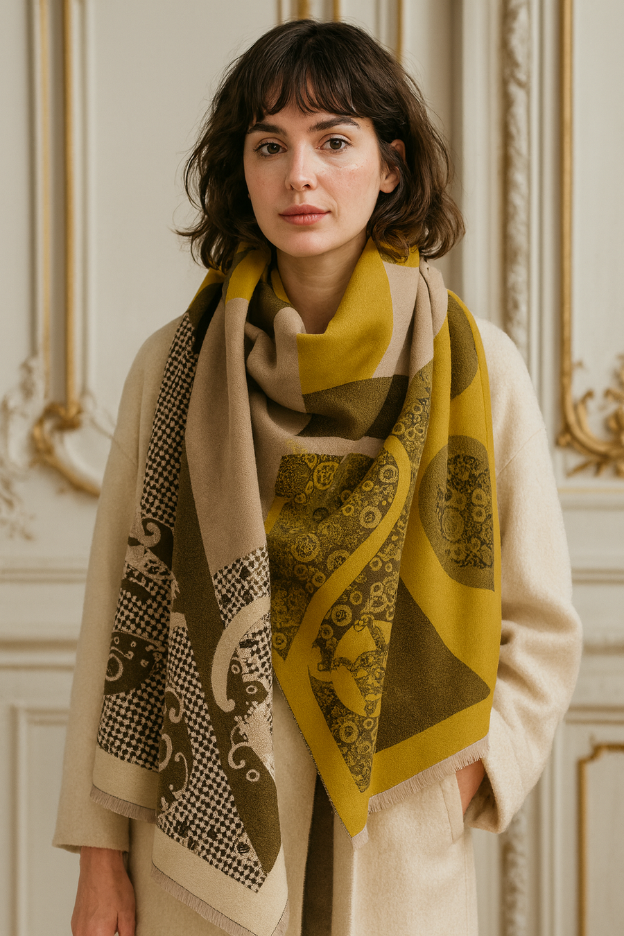 Sciarpa invernale Donna Opera | La Parisienne