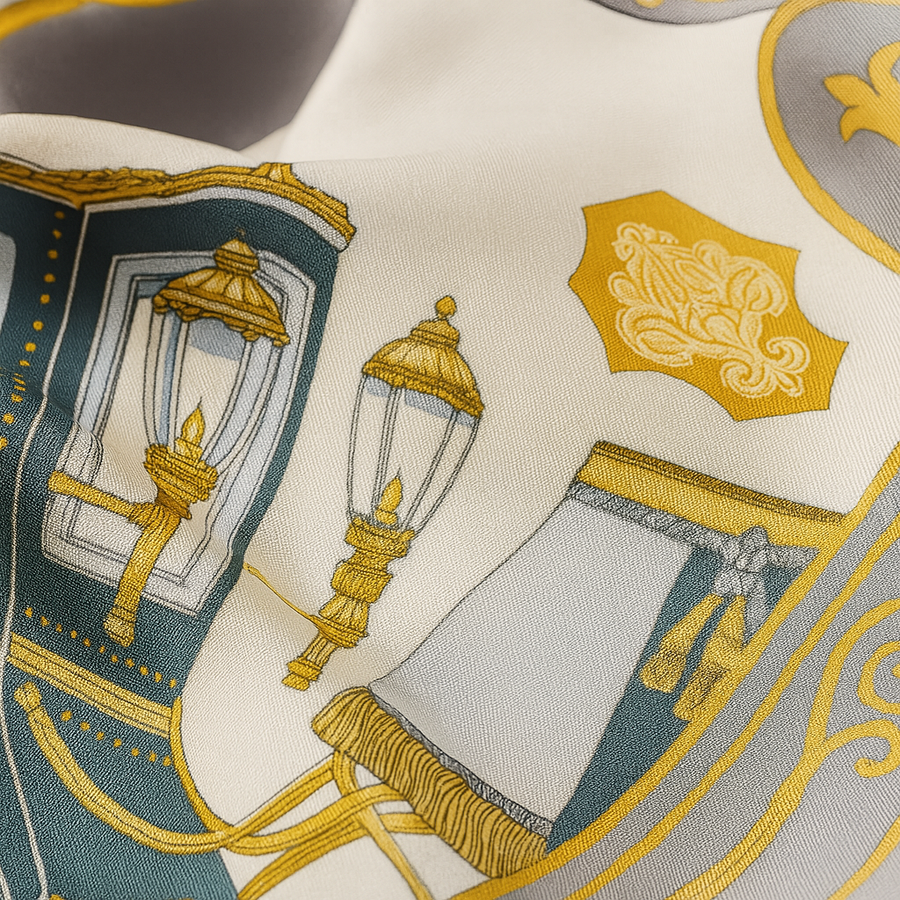 Sciarpa da donna 100% seta Chic | Carré La Parisienne