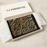 Decorazione Zebra quadrata da donna 100% seta | Carrello Zen! La Parisienne