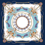 Sciarpa chic in 100% seta e decorazione originale La Parisienne