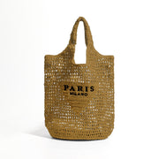Borsa da spiaggia in paglia La Parisienne