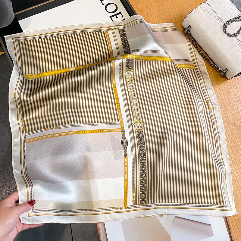 Quadrato 100% seta Decorazione Chic Donna | Il Parigino