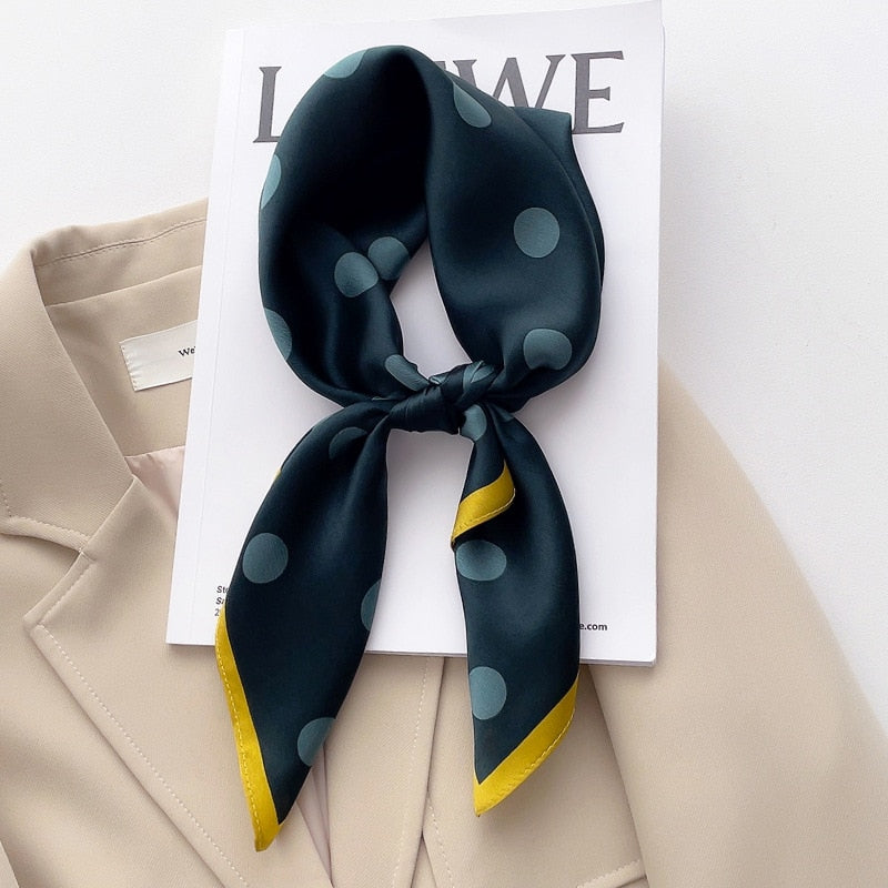 Elegante sciarpa quadrata da donna 100% seta | La Parisienne