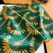 Quadrato 100% seta con decorazione di palme per donna | La Parisienne