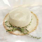 Cappello di paglia da donna con decorazioni naturali | Il Parigino
