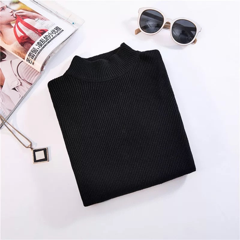 Maglione donna in cotone slim-fit La Parisienne