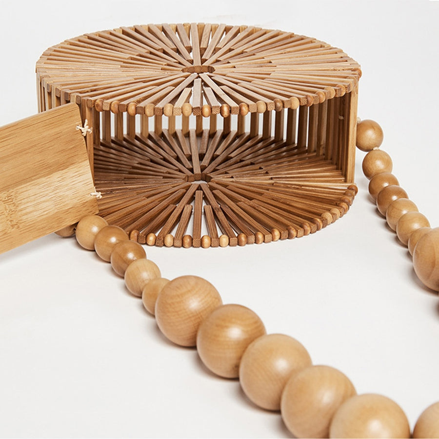 Borsa da spiaggia in bambù | La Parisienne