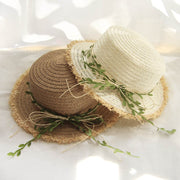 Cappello di paglia da donna con decorazioni naturali | Il Parigino