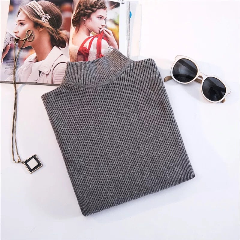 Maglione donna in cotone slim-fit La Parisienne