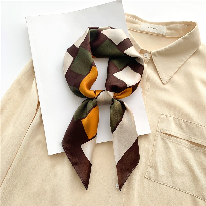 100% Seta Autunno Quadrato Donna | La Parisienne