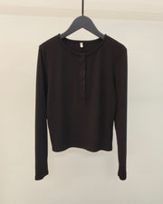 Maglia donna in cotone leggero e ricomposto. La Parisienne