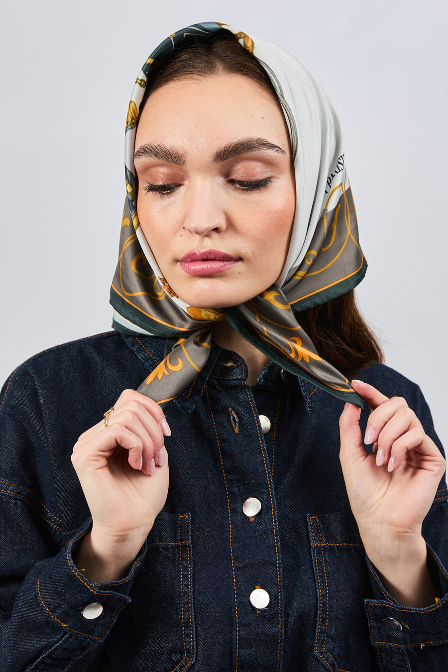 Sciarpa 100% seta Signature | La Parisienne