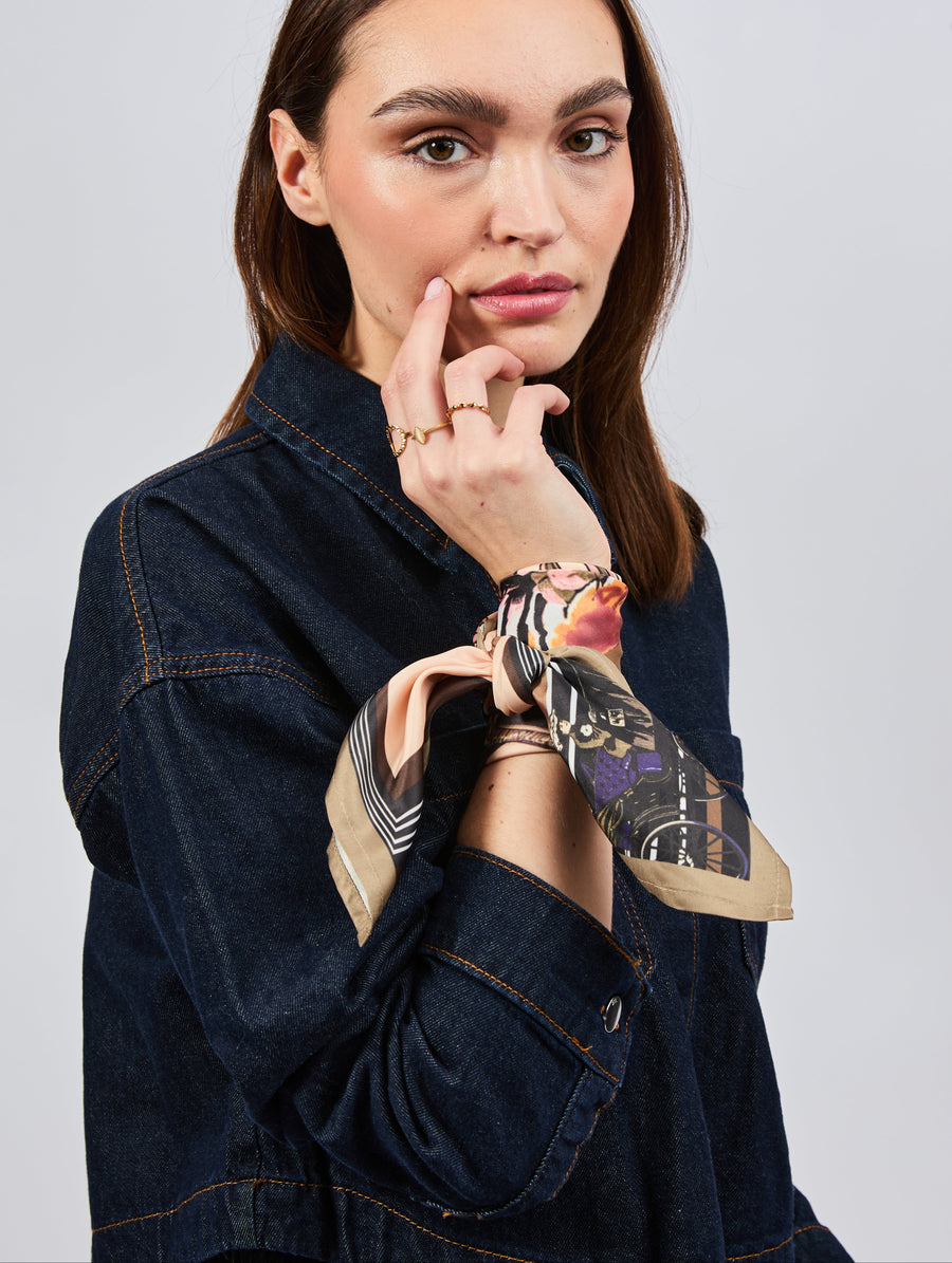 Sciarpa 100% seta Signature | La Parisienne