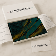 Quadrato da donna originale e unico, 100% seta La Parisienne