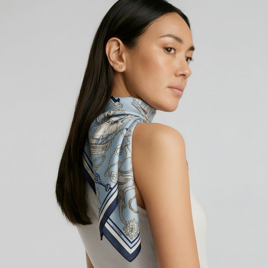 Sciarpa 100% seta Signature | La Parisienne