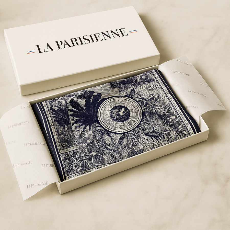 Quadrato 100% seta Decorazione Egitto Donna | La Parisienne