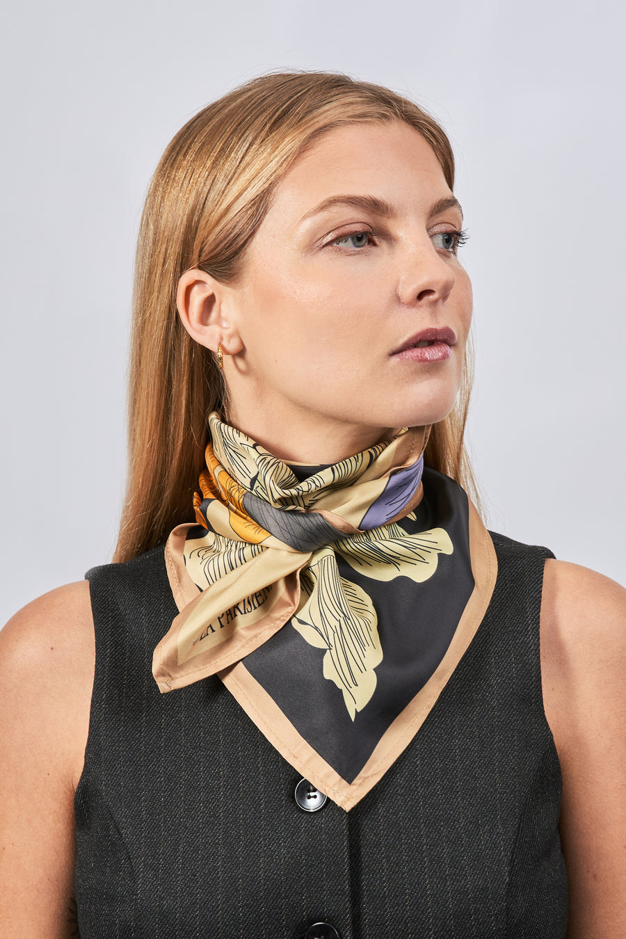 Sciarpa 100% seta Signature | La Parisienne