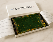 Quadrato donna 100% seta verde La Parisienne