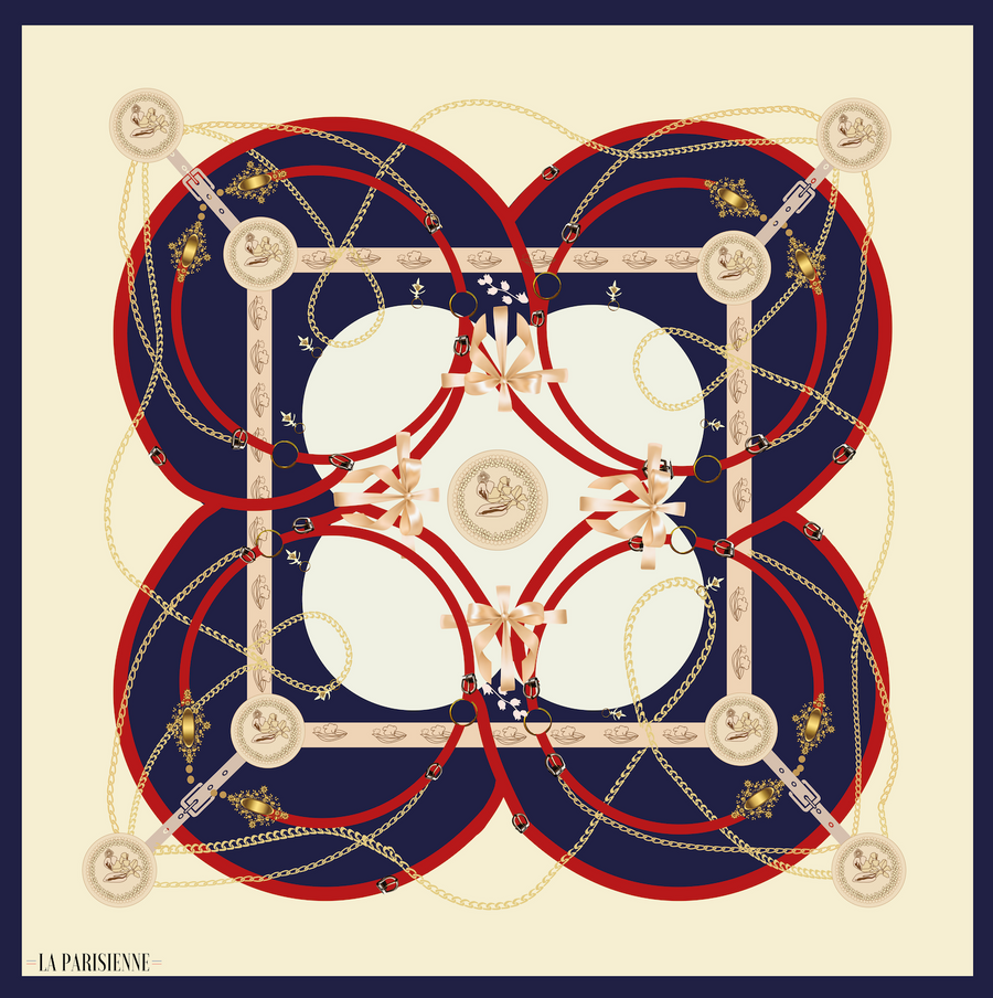 Sciarpa 100% seta Signature | La Parisienne