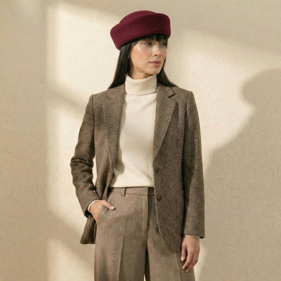 Berretto classico da donna in cotone La Parisienne