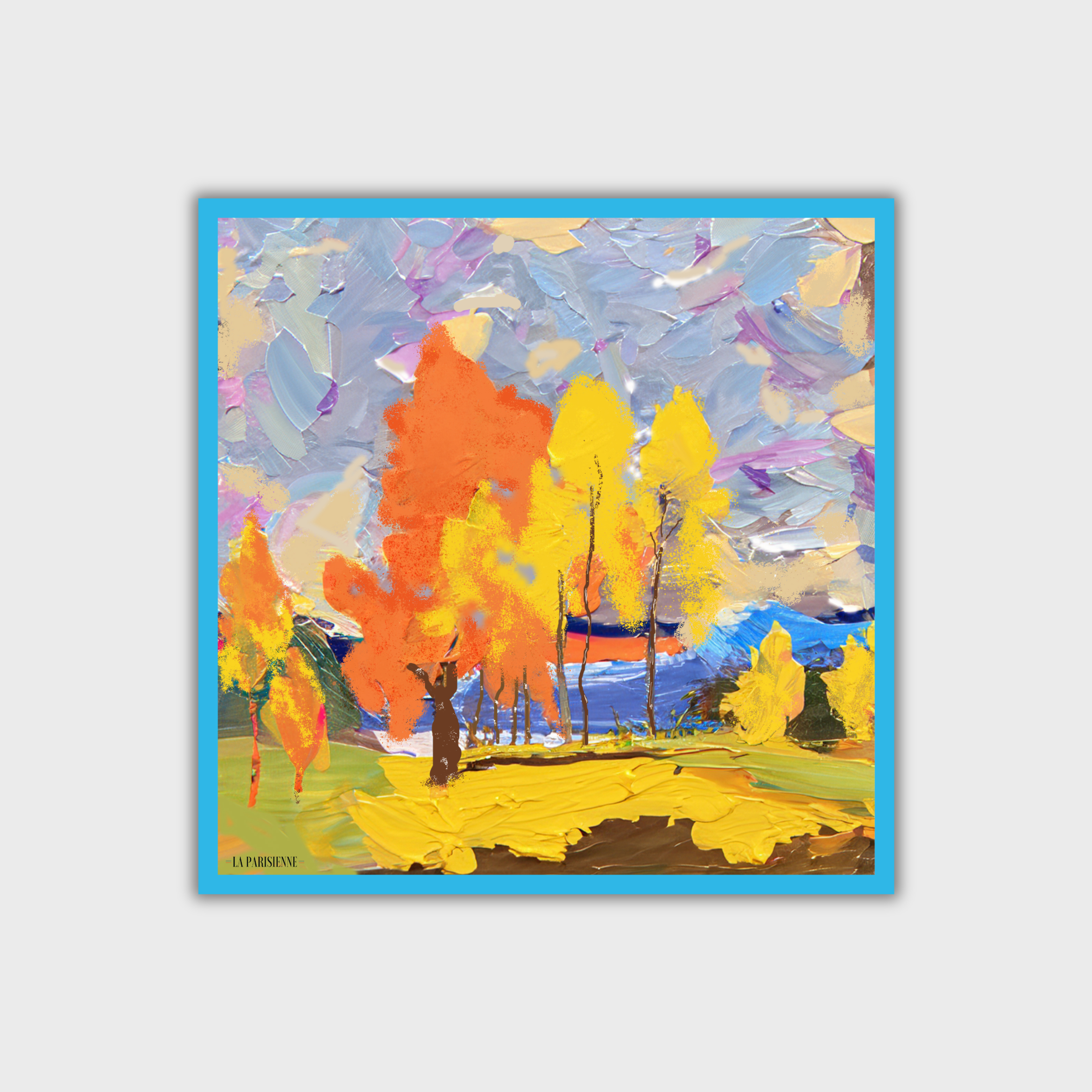 Sciarpa 100% seta Signature | La Parisienne