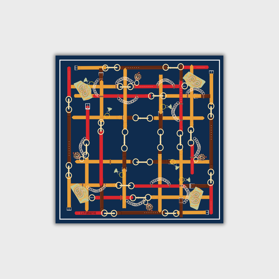 Sciarpa 100% seta Signature | La Parisienne