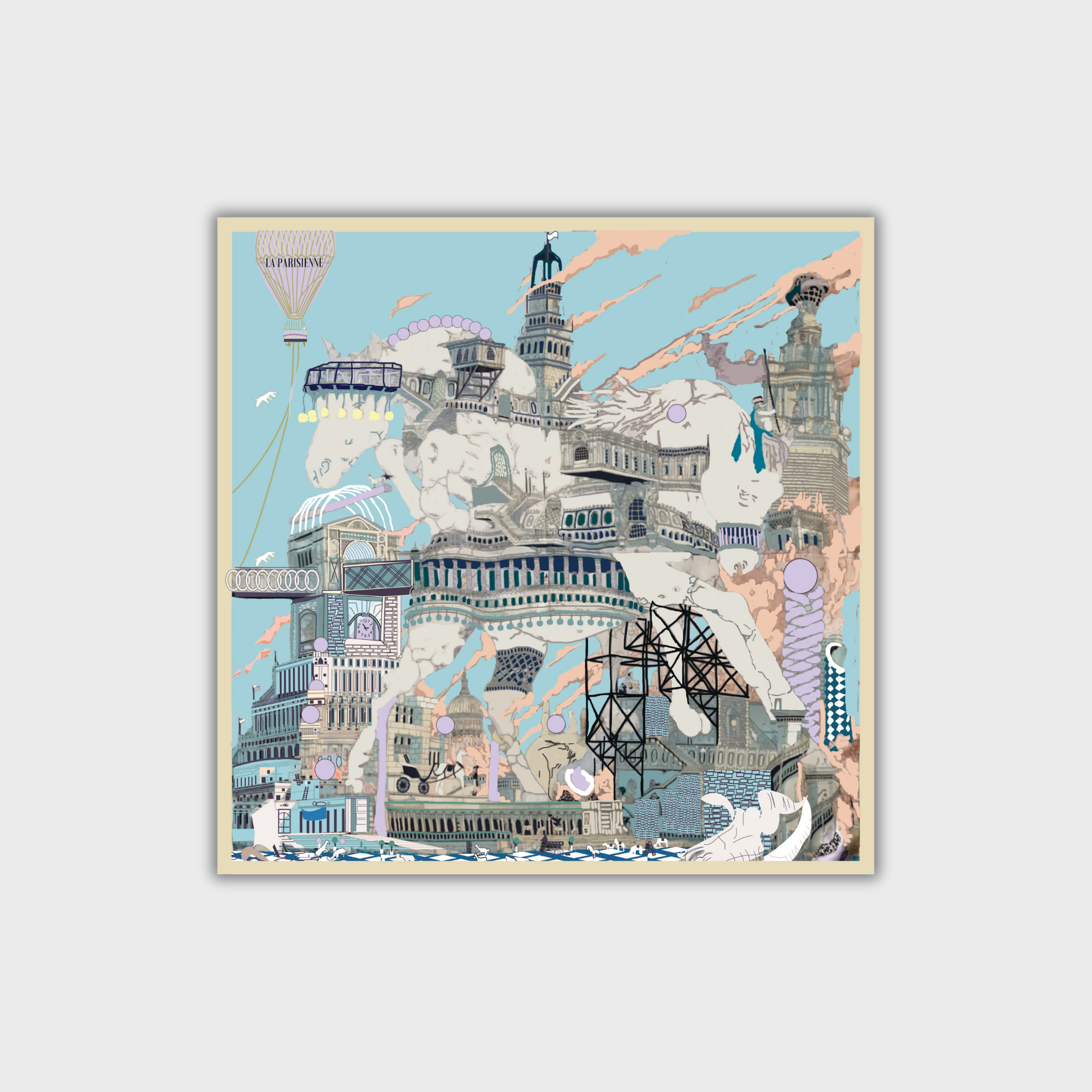 Sciarpa 100% seta Signature | La Parisienne