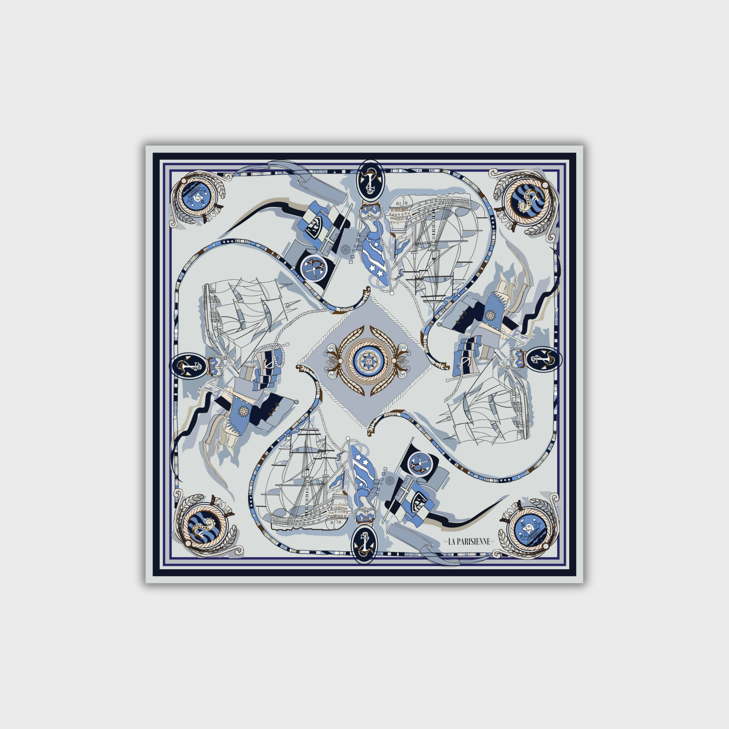 Sciarpa 100% seta Signature | La Parisienne