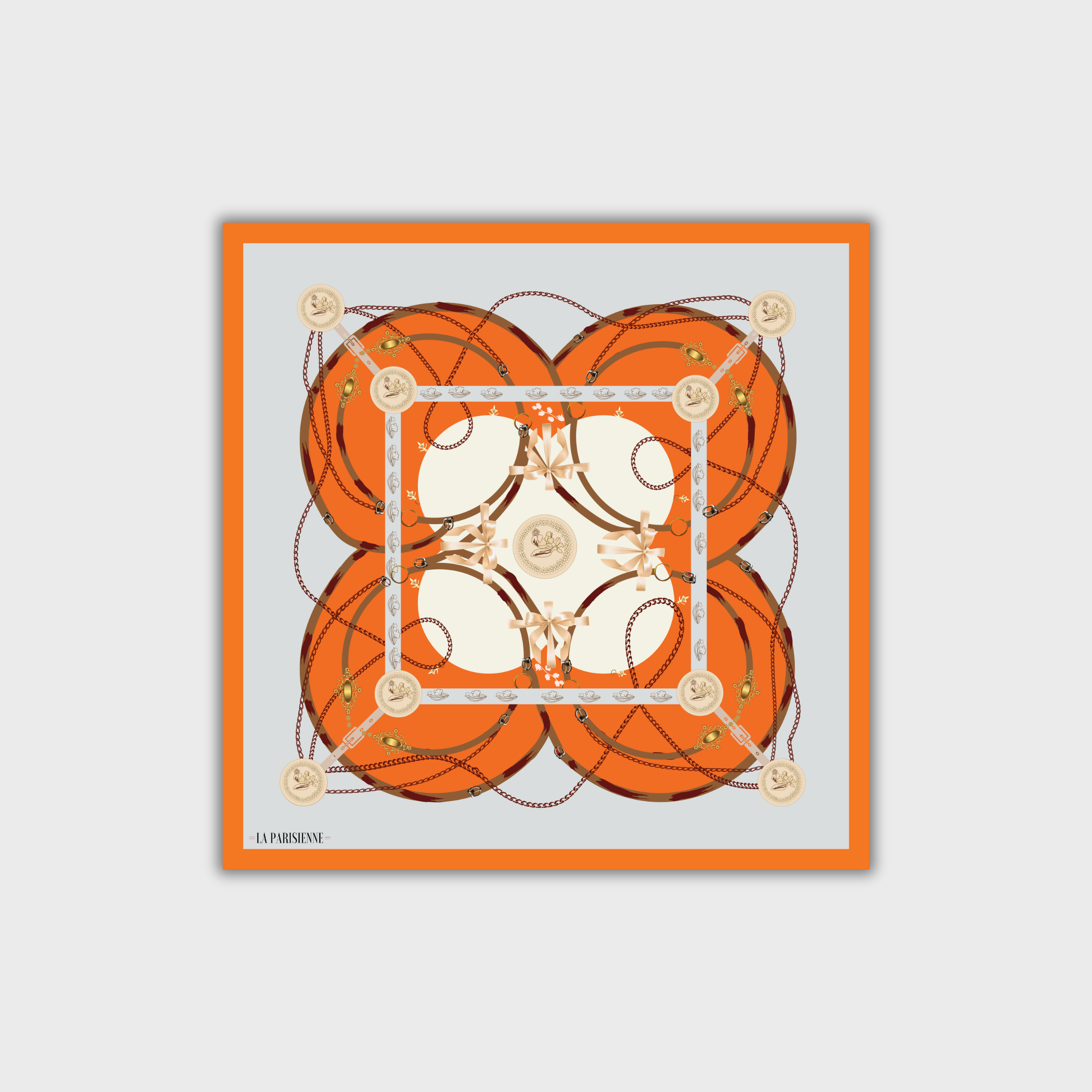 Sciarpa 100% seta Signature | La Parisienne