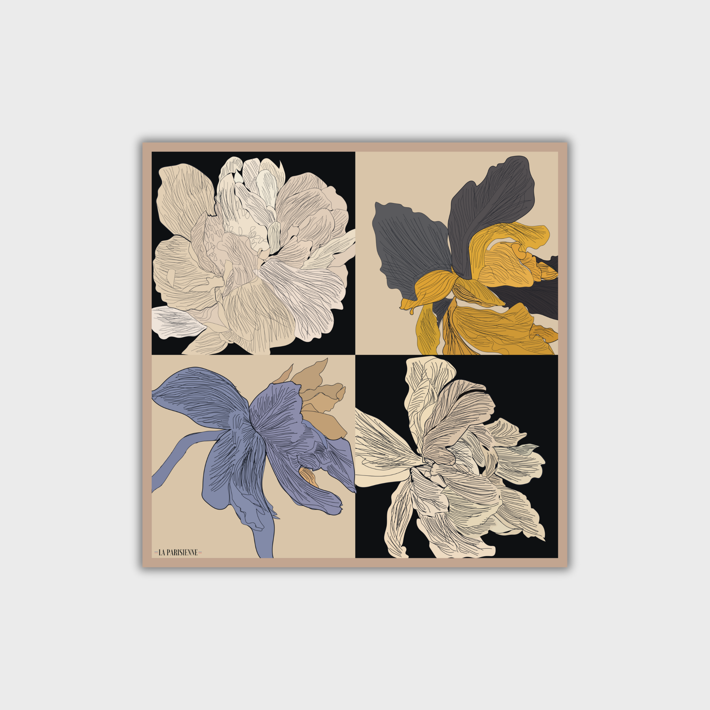 Sciarpa 100% seta Signature | La Parisienne