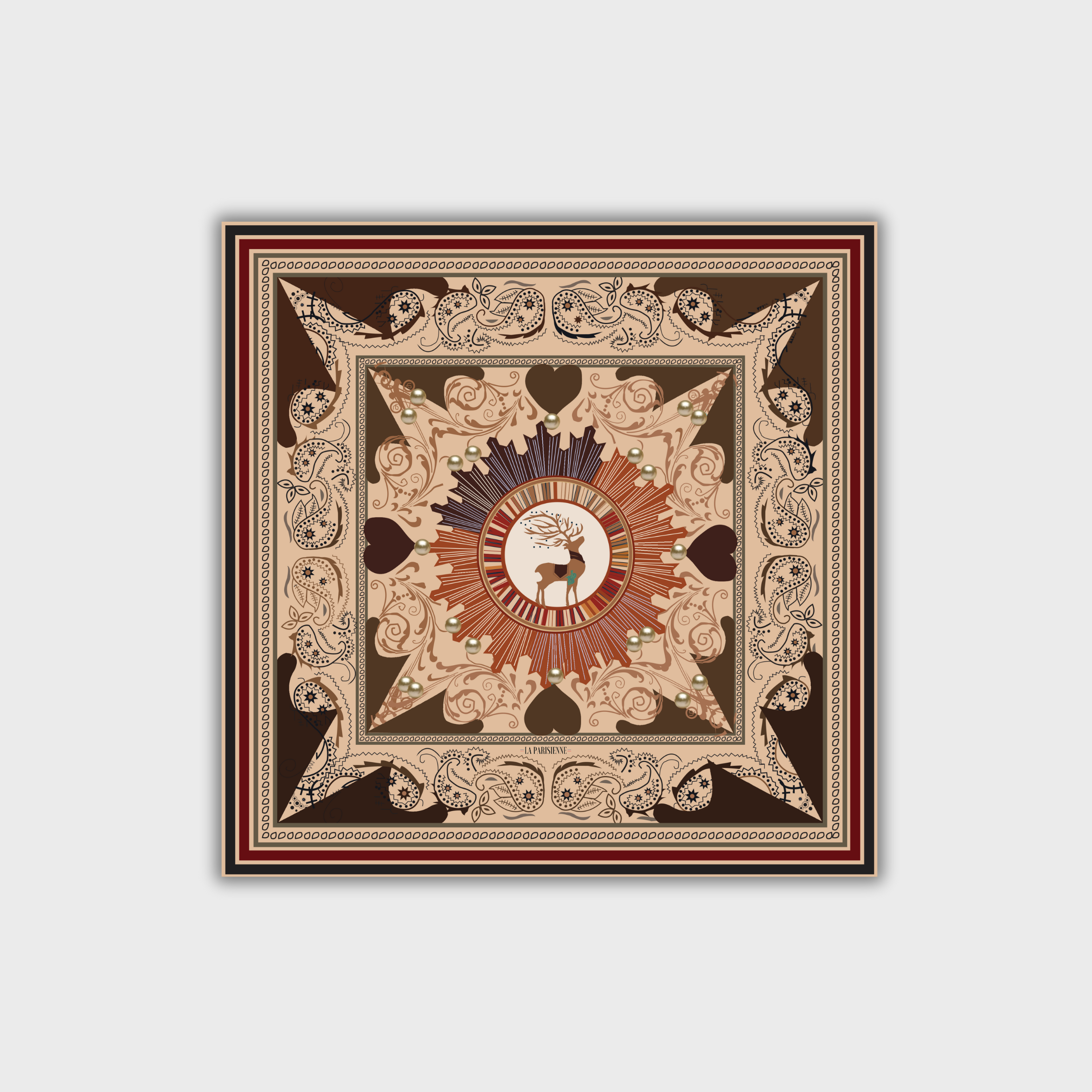 Sciarpa 100% seta Signature | La Parisienne