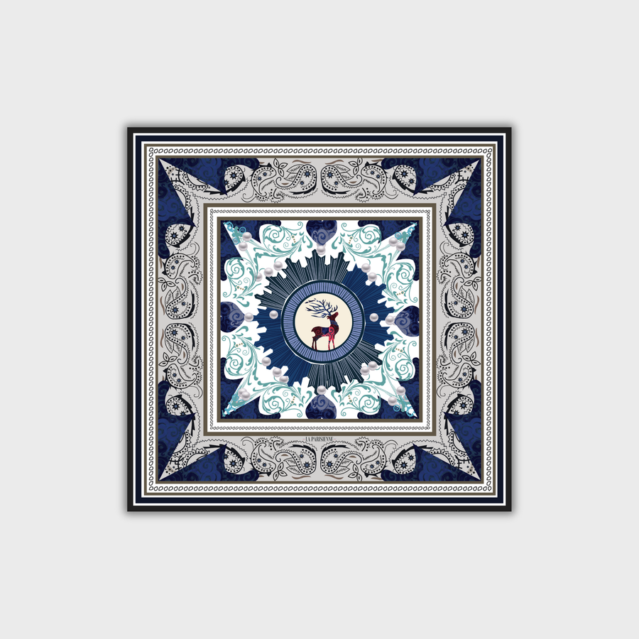 Sciarpa 100% seta Signature | La Parisienne