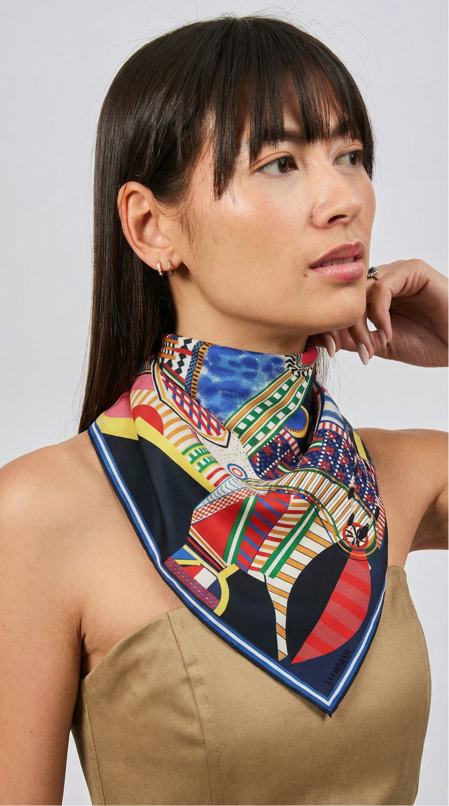 Sciarpa 100% seta Signature | La Parisienne