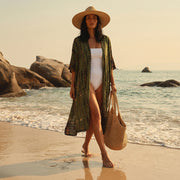Kimono da spiaggia bohémien | Il Parigino 