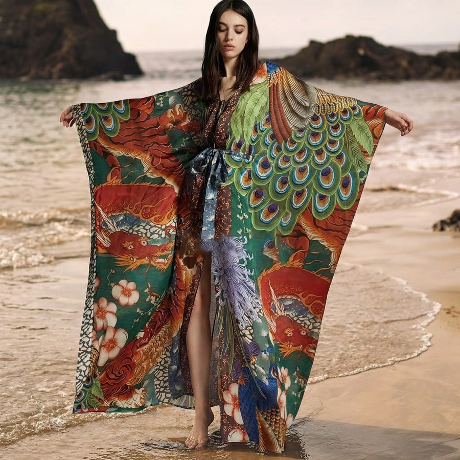 Kimono Phoenix Donna | Il Parigino 