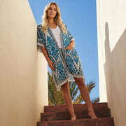Kimono da spiaggia bohémien | La Parisienne 