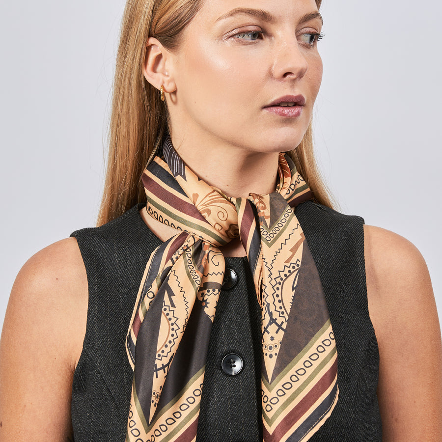 Sciarpa 100% seta Signature | La Parisienne