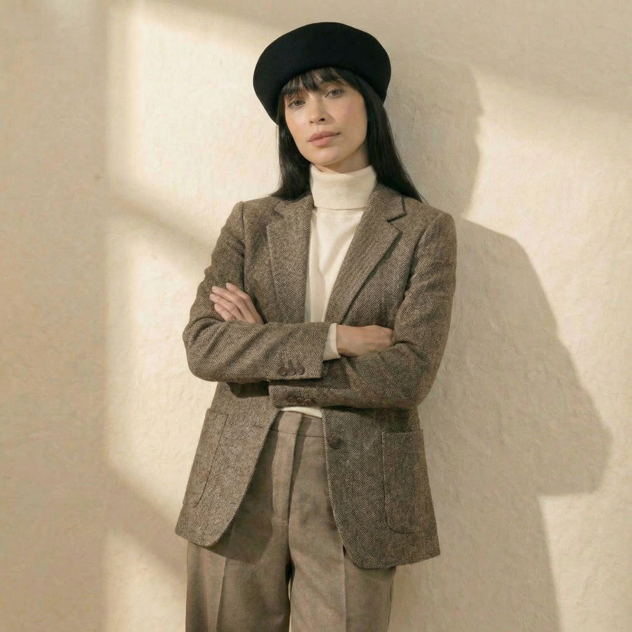 Berretto classico da donna in cotone La Parisienne