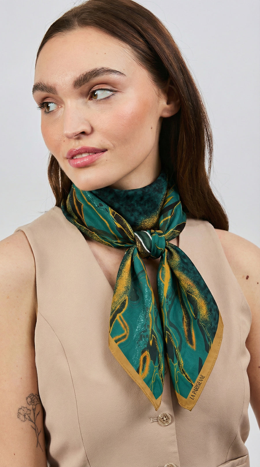 Sciarpa 100% seta Signature | La Parisienne