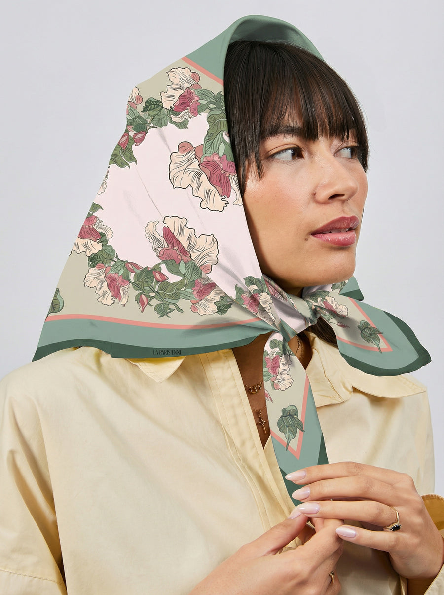 Sciarpa 100% seta Signature | La Parisienne