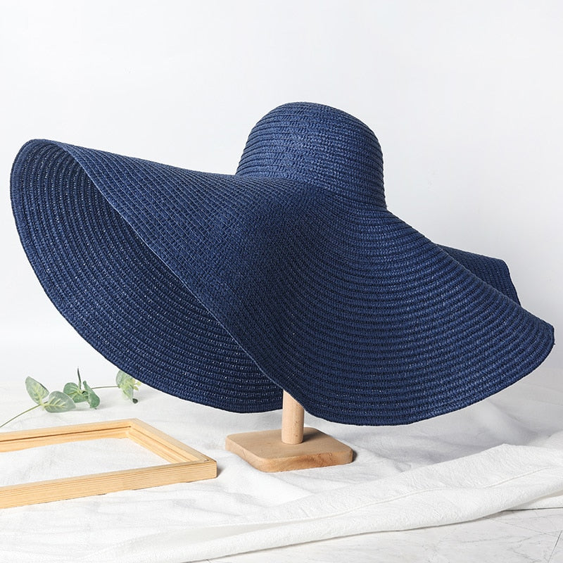 Cappello di paglia intrecciata XXL - Donna La Parisienne