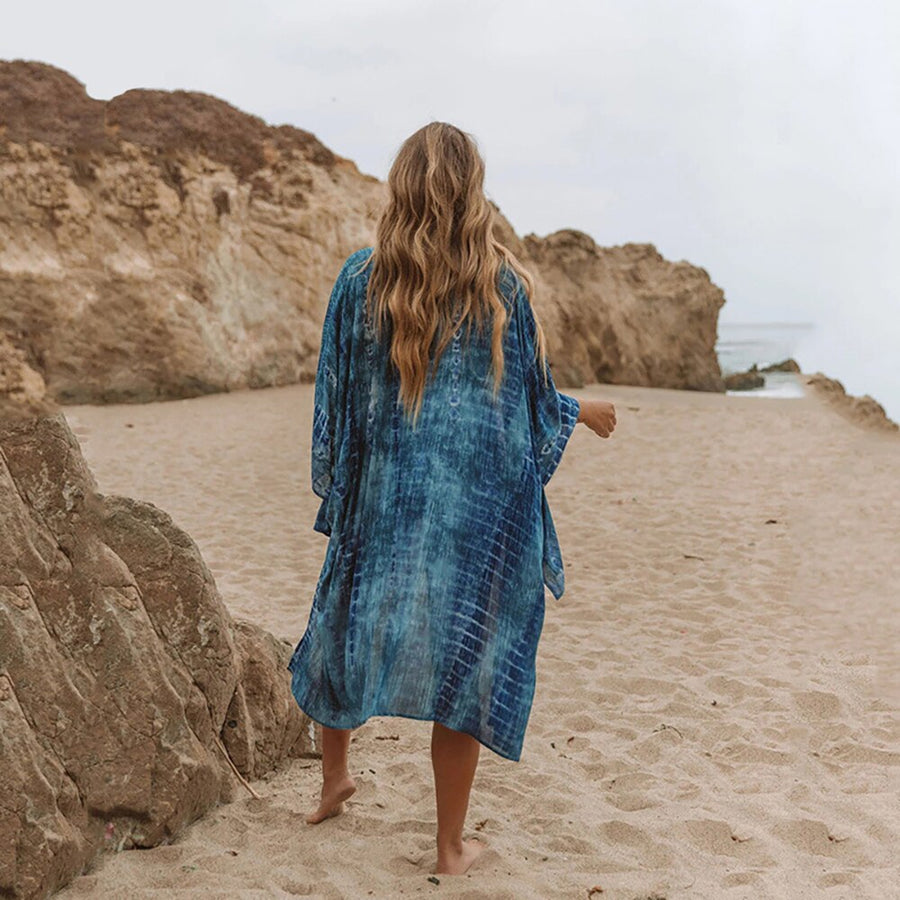 Kimono da spiaggia bohémien La Parisienne