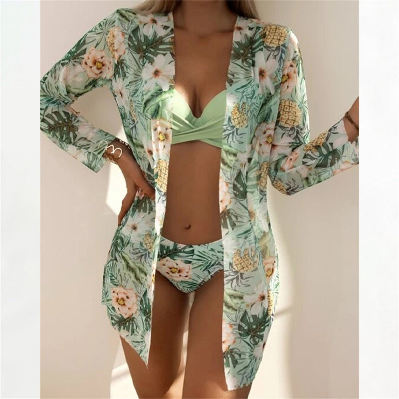 Costume da bagno bikini 3 pezzi da donna La Parisienne