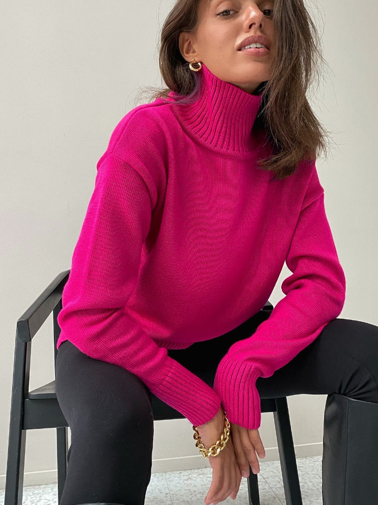 Maglione da donna in maglia casual | The Parisian 